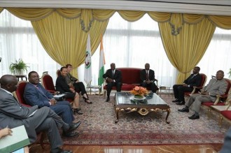 Côte d'Ivoire : Alassane Ouattara reçoit une délégation du Panel de haut niveau sur les Etats fragiles